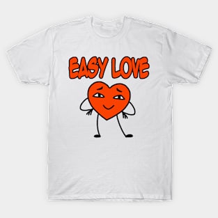 Easy love orange T-Shirt